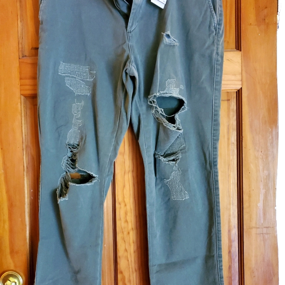 Levi's pants, 32W, olive green